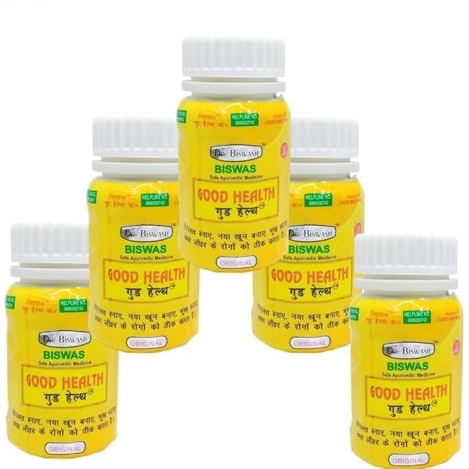 Truly Grow Dr Biswash Ayurvedic Good Health 50 Capsules (Pack of 5)