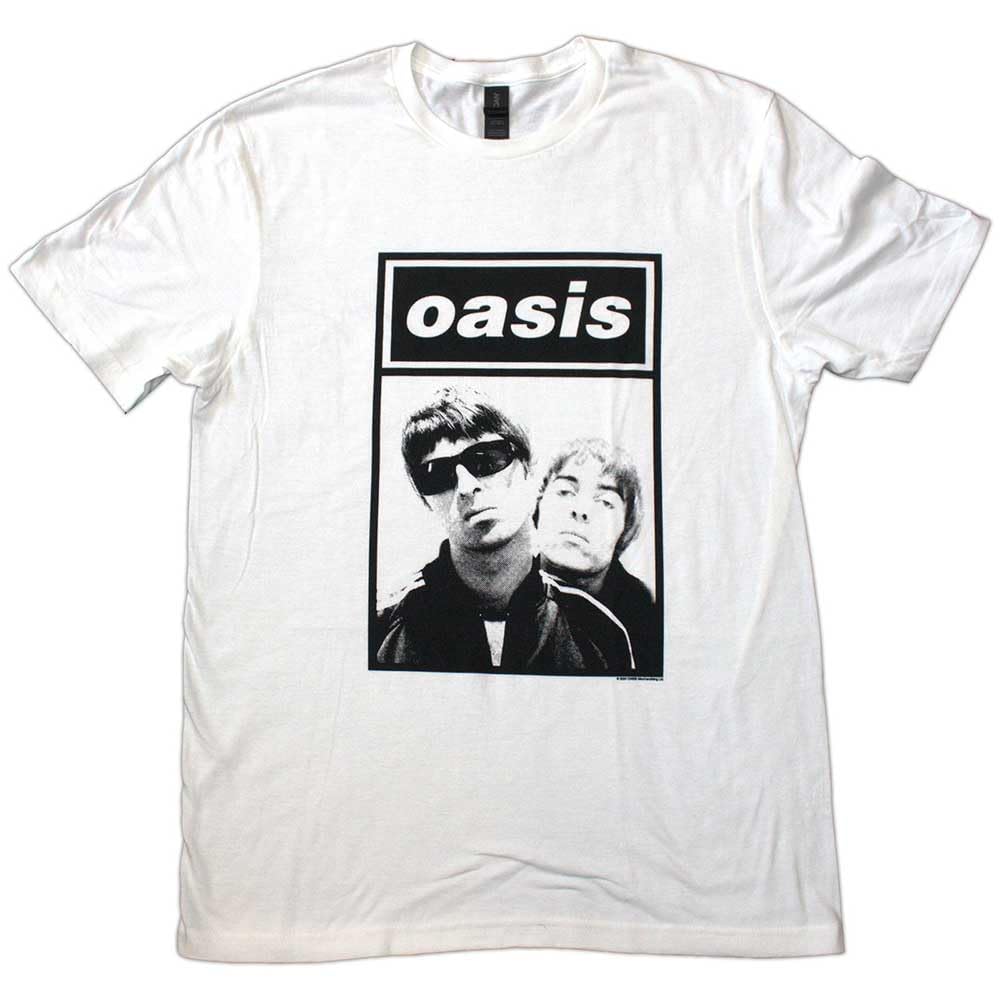 Oasis (L, ) Noel And Liam Boxed Photo T Shirt White
