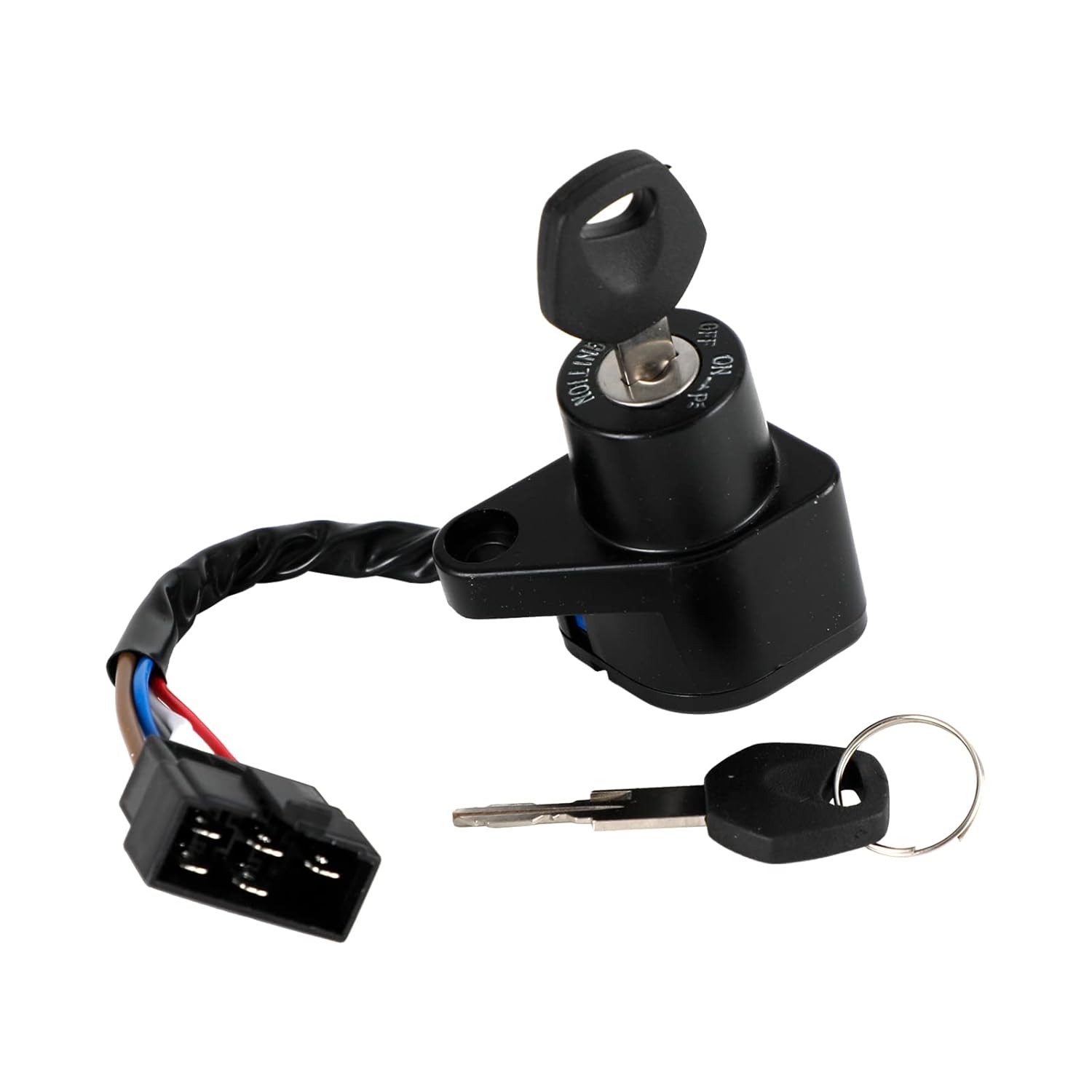 Ignition Switch Lock with 2 Keys Fit for Kawasaki Vulcan EN 400 500,VN 400 800 900 Classic Drifter Custom,Replace 27005-1188/1204/1148/1206/1257/0032