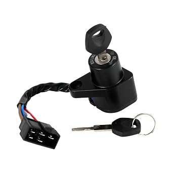 Ignition Switch Lock with 2 Keys Fit for Kawasaki Vulcan EN 400 500,VN 400 800 900 Classic Drifter Custom,Replace 27005-1188/1204/1148/1206/1257/0032