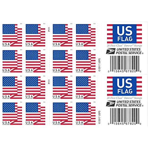 The Forever Stamps Business Envelope Additional 2018 Releases Postage Stamp (2 Booklet - 40 Stamps)