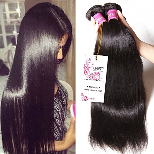 UNICE Hair 10A Malaysian Straight Human Hair 3...