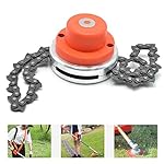 Sinwo Multi-Function Garden Grass Trimmer Head Coil Stainless Steel Chain Grass Lawn Mower