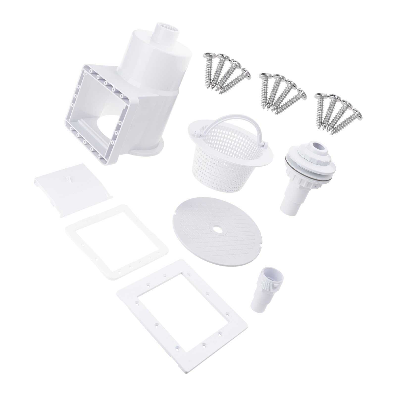 Set per la pulizia della piscina, design leggero, con accessori per la rimozione rapida dei detriti, schiumarola con piscina di casa per una manutenzione leggera e efficiente delle piscine e