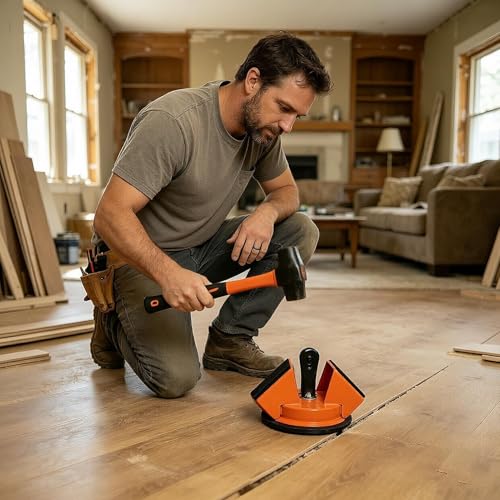 Outil de fixation de sols pour réparer les lames stratifiées disjointes sans démonter