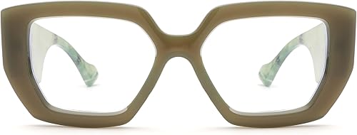 Miniatura 3 de Gafas de luz azul de marco grueso para mujeres y hombres, anteojos cuadrados de moda para juegos de computadora con lente transparente