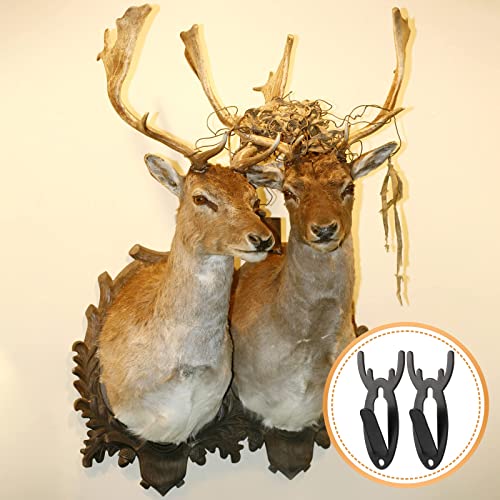 European Mount Skull Hanger Deer Skull Hooks Antler Style Mounts Deer Skull Hanging And Mounting Easy Installation For Living Room Bedroom Home Decor Indoor And Outdoor Use (4 Pieces) (12) #TOP6