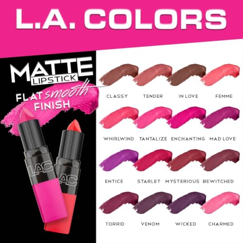 Image of L.A. COLORS Matte Lipstick, Wicked CML475