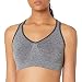Hanes Women's Cozy Racerback Bra, Gravel Grey Heather, 2X