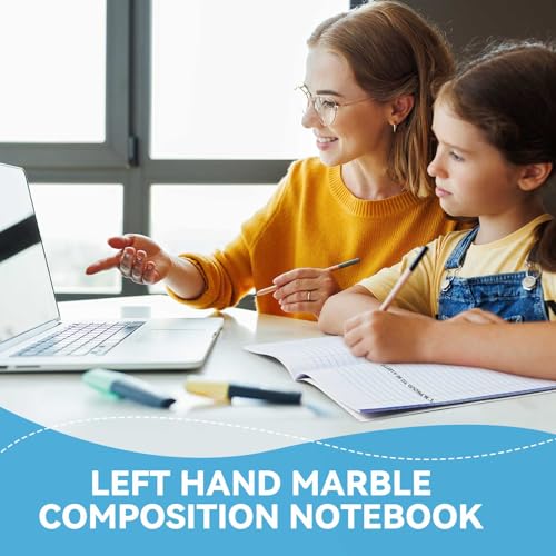 Carnet de composition pour gauchers de format A5 idéal pour la prise de notes