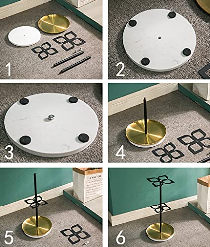 Support de rangement pour parapluies avec socle de récupération d'eau - 7