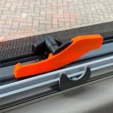Generisch Sicherheitsschlösser Für Wohnmobil 2 Stück 3D-gedrucktes Wohnmobil-Fensterschloss ohne Bohren Fensterriegel als Ersatz Schnappverschluss für Wohnmobilfenster (A)