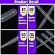 3ml Plastik Liquid Dropper Tropfer, Transparente Pipette Kunststoff-Pipetten, 20 Stück Tropfpipette für Süßigkeitenformen, Gummiförmchen und Bastelarbeiten Kunst Flüssig Plant