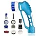 Generic CUH Cordless Power Scrubber with Rechargeable Battery for Bathroom, 6 Brushes, 1 Scouring Pad
