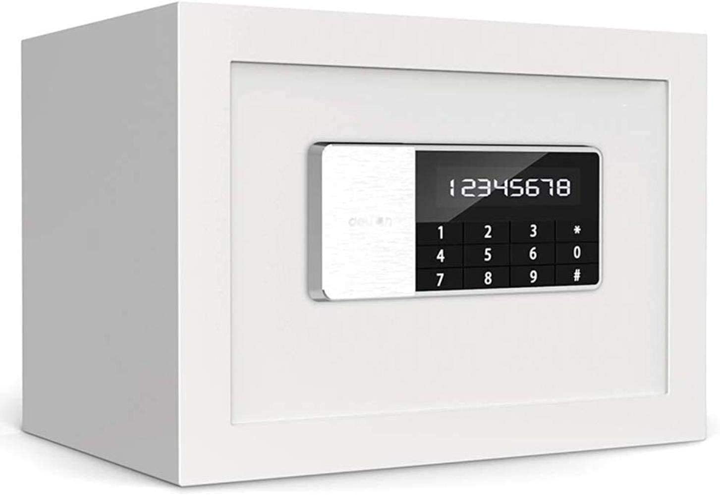 RLKHXBS Cassette di Sicurezza Sicurezza Digitale con Tastiera Tastiera Pulsante di Copertura Famiglia o Viaggiare 35 * 25 * 25 cm SafeBox
