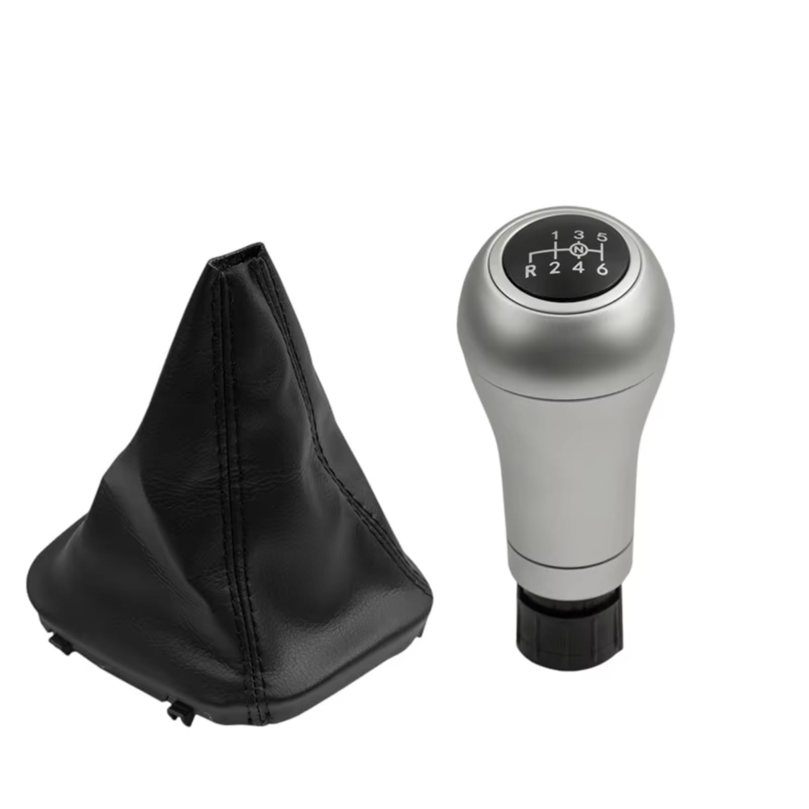 Pbqenxb Big 14.5Mm For Benz W203 S203 Cl203 W209 W204 C204 C63 C300 C250 W207 A207 W212 Manual Gear Shift Knob Gaitor Boot Cover Car Shift Knobs(Big 14.5Mm)