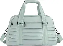 Bolsa Mala Esportiva Academia Viagem Fitness Feminina Masculina Grande Capacidade Impermeável com Alça Transversal Ombro Treino Casual (Verde)