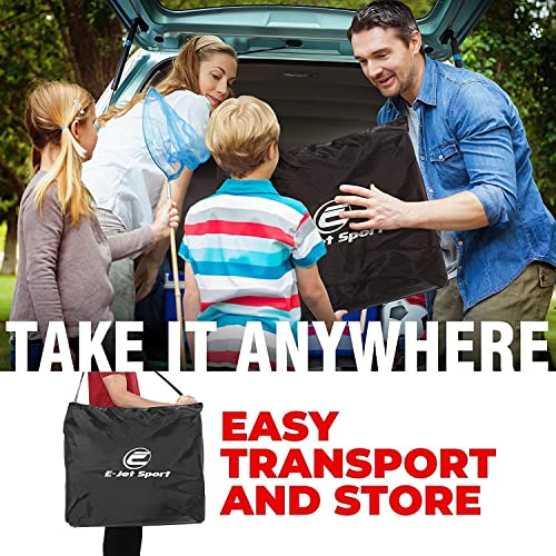 E-Jet Ladder Toss Games, Ladder Ball Set - Instant Setup, Folding System | Outdoor Games For Backyard Lawn Yard Beach Park Tailgate, Black, L24 X W20 X H40 Inch (Eol207402026) #TOP3