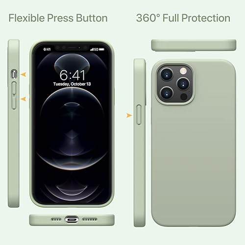 Miniatura 307 de Miracase - Funda diseñada para iPhone 11 con protector de pantalla, funda de goma de silicona líquida, protección total contra caídas y a prueba
