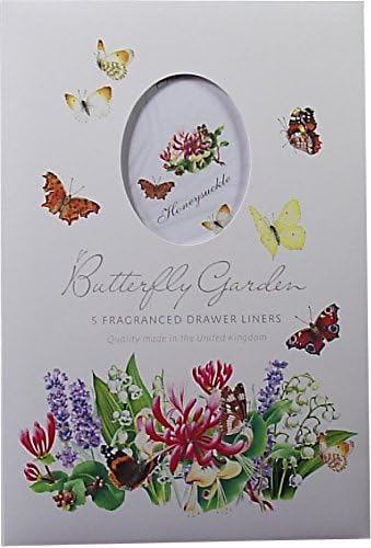 White Rose Aromatics Fragranced Drawer Liners 5pk - Honeysuckle