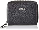 Anzahl Kreditkartenfächer: 6 BREE Collection Damen Nola New 103, Black, Combi. Purse Gra. Geldbörse Schwarz (Black)