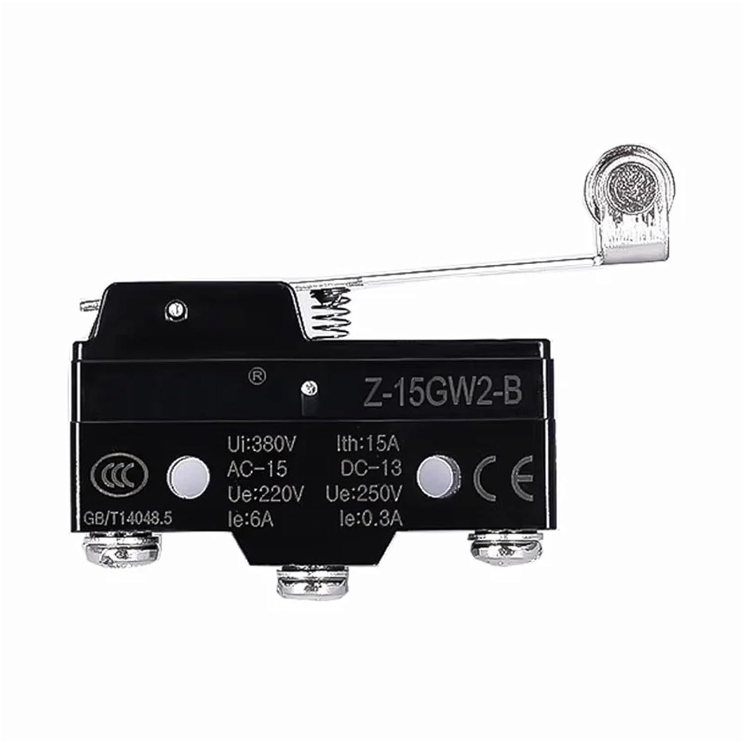 Z-15GW2-B Limit Switch SPDT Momentary Roller Hinge Arm Lever 1Pcs