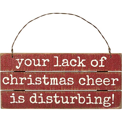 Primitives-by-Kathy-Lack-of-Christmas-Cheer-is-Disturbing-Wooden-Ornament Primitives by Kathy Lack of Christmas Cheer is Disturbing Wooden Ornament
