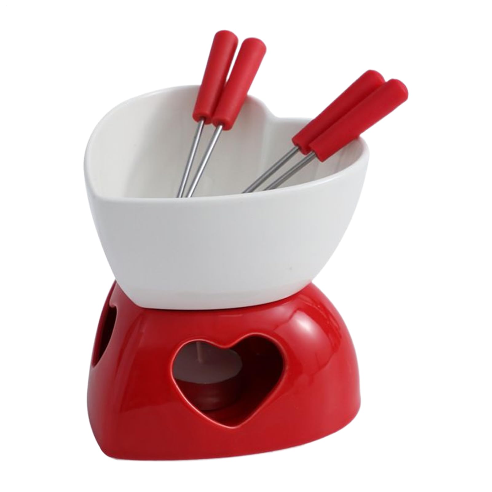 Tasse à fondue au chocolat en cœur, le cadeau idéal pour Noël et les fêtes de fin d'année