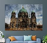 Berlin Cathedral Canvas Print, Berlin Cathedral Painting, Berlin Wall Art