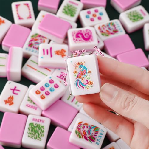 Soulchen 160 Pink Kaleidoscope Mahjong Set miniatura 4