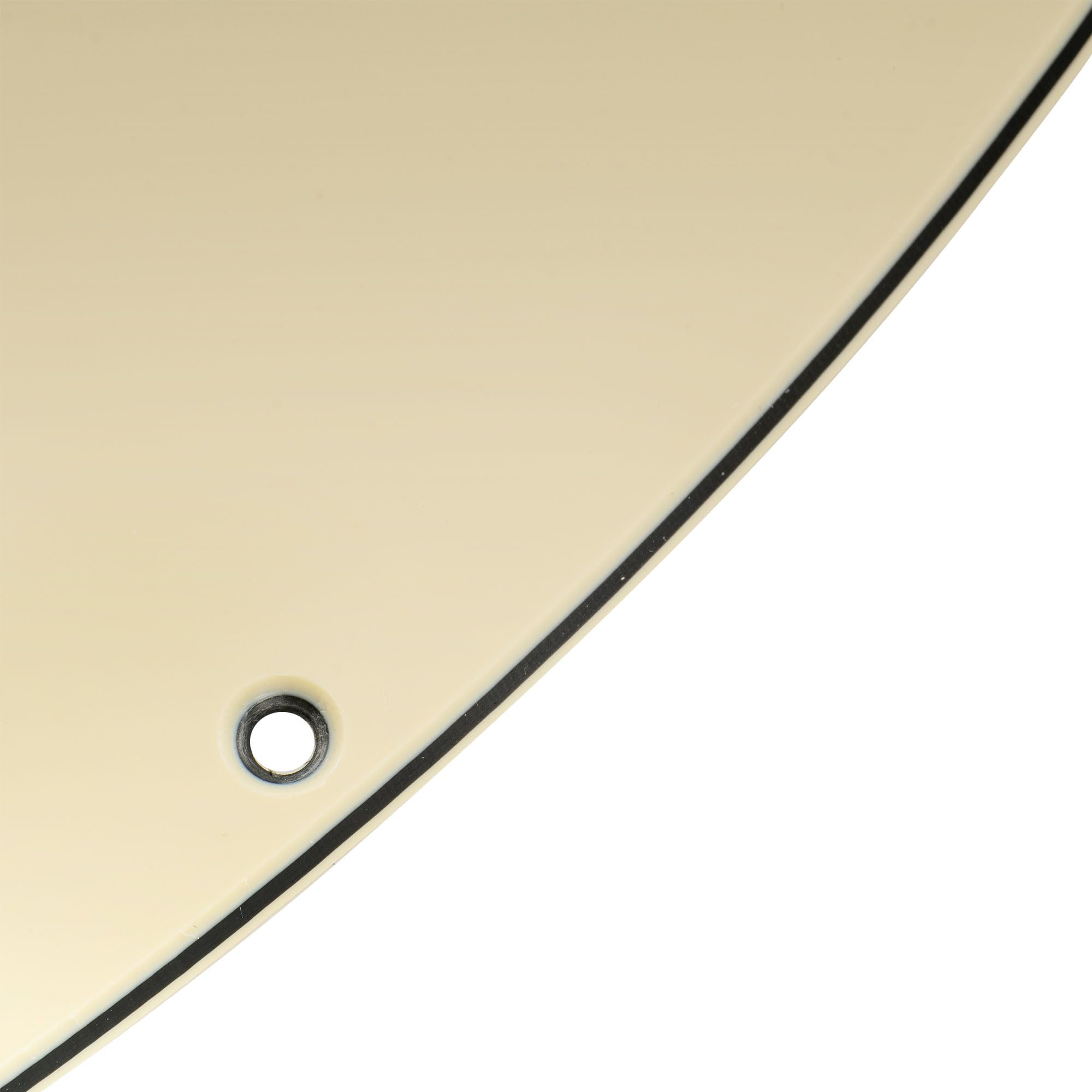 Musiclily Pro 9-Hole Guitar Pickguard for Squier Sonic Mustang SS Electric Guitar 3Ply Cream - Image 4