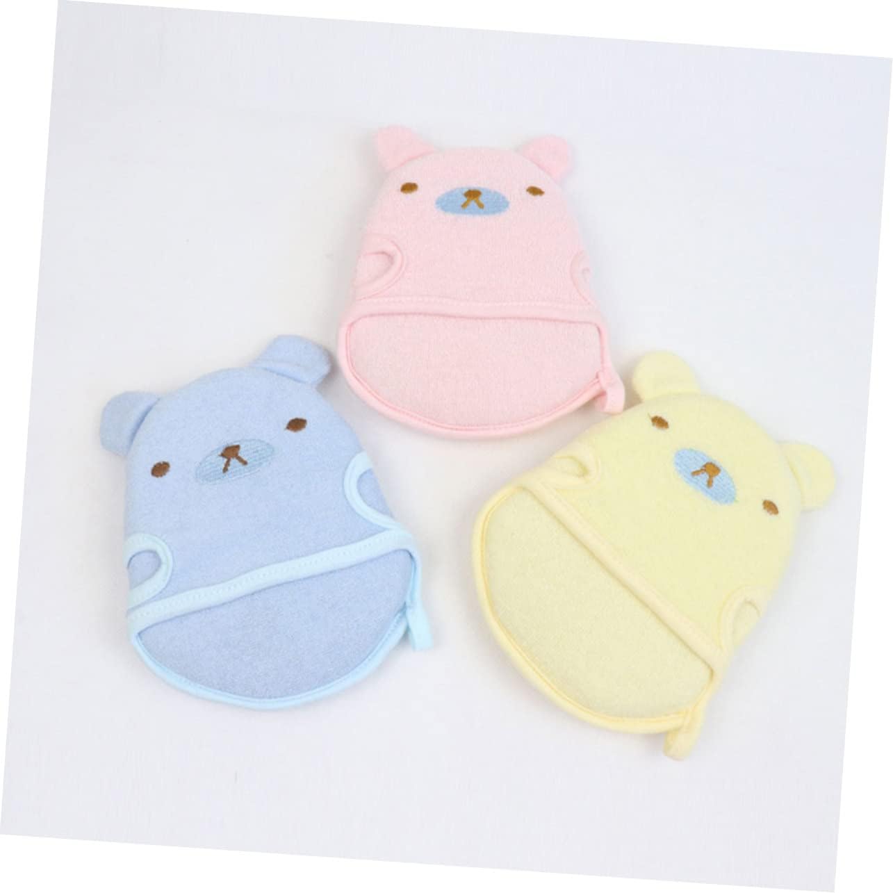 Milisten 3Pcs Cartoon Bath Mitts Washcloths for Gentle Exfoliation Lightweight Shower Gloves for Fun Bathing Experience