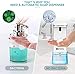 AETKFO Dispensador de Jabón Automático, Dosificador Cocina Dispensador de Jabón de Espuma...