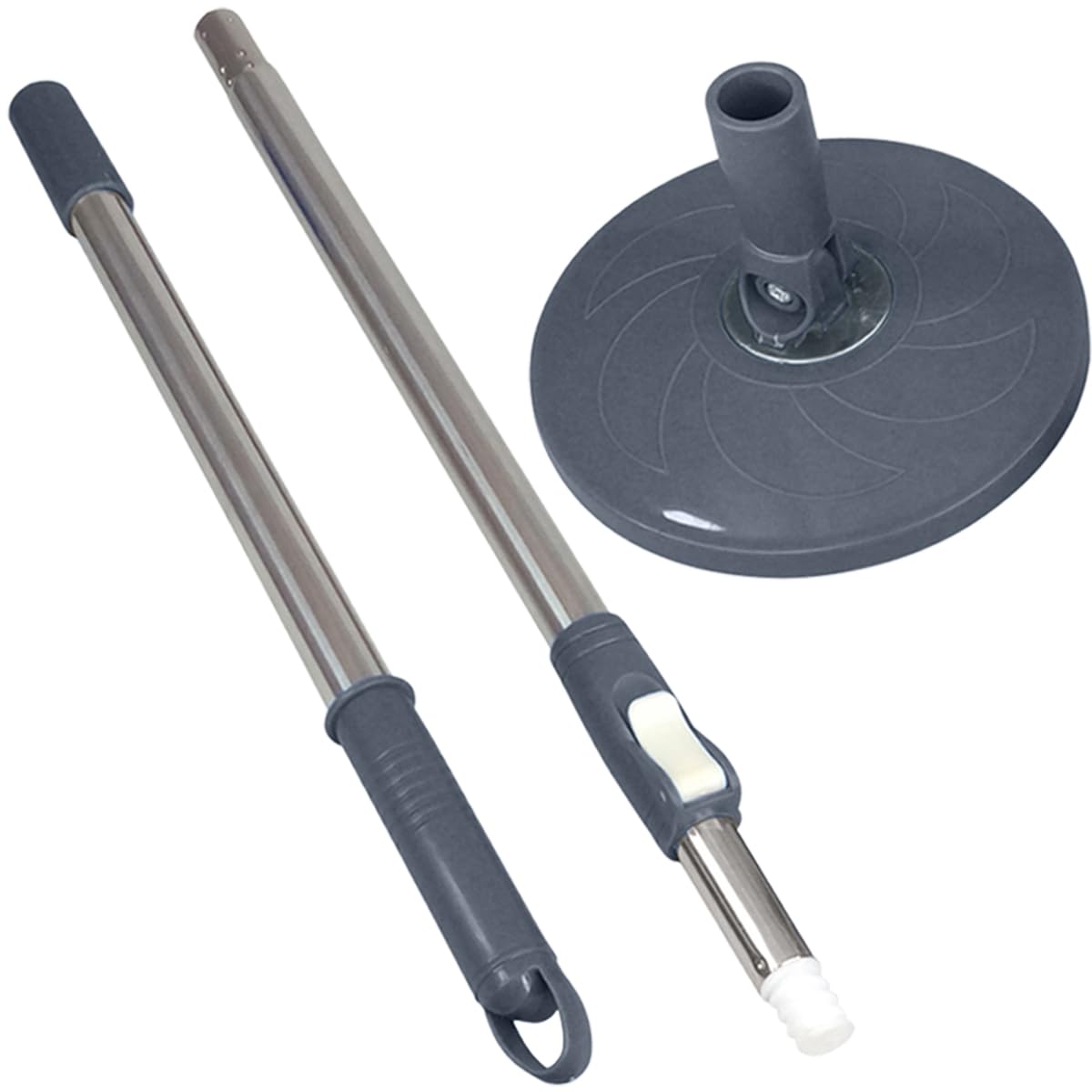 See full amazon price history chart for Primeway® Stainless Steel Rotating Spin Mop 124cm Extendable Handle with 16 cm Disc Plate Replacement Set | Grey Primeway® Stainless Steel Rotating Spin Mop 124cm Extendable Handle with 16 cm Disc Plate Replacement Set | Grey (B082485PH3) Amazon Price History, Amazon Price Tracker