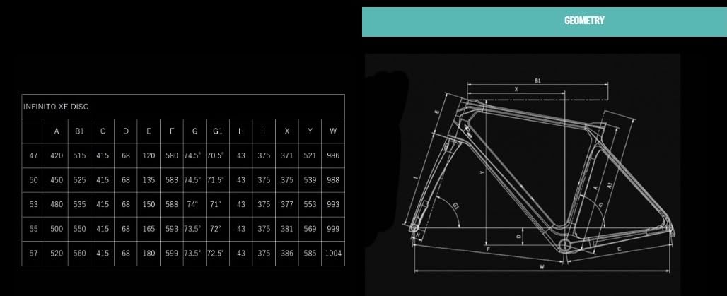Bianchi ビアンキ　インフィニートxe サイズ50 Bianchi / 【型落ちセール！】【2024年モデル】INFINITO XE DISC