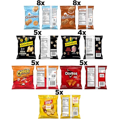 Image of Frito-Lay Ultimate Snacktime Mix with Grandma's and Classic Snacks, 0.6 ounces , (Pack of 40) (Packaging May Vary)
