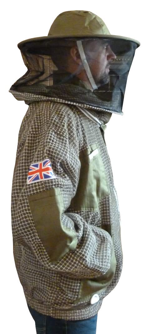 AGS Veste d'apiculture 3 couches ultra ventilée Vert Taille M