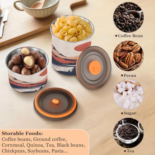 Envase hermético para café acero inoxidable Blueangle miniatura 5