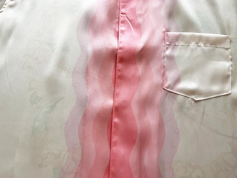 Pink Casablanca Shirt Men Women Hawaiian Beach Style 2023ss Flower