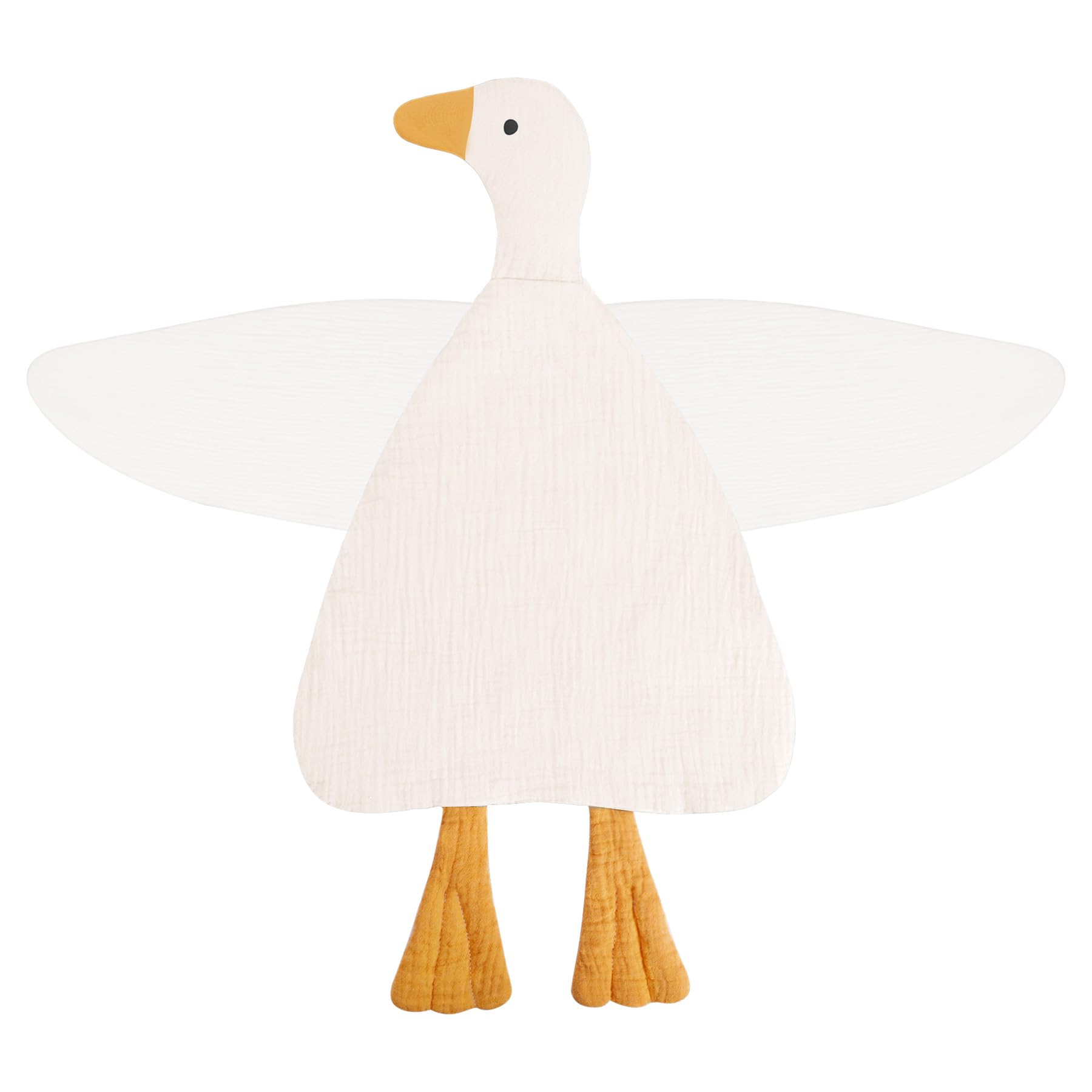 Wimist Baby Toys Lovey Blanket Soft Duck Toys for Newborn Essentials 0-6 Months, Sensory Stuffed Animal Security Blanket for Boys and Girls (