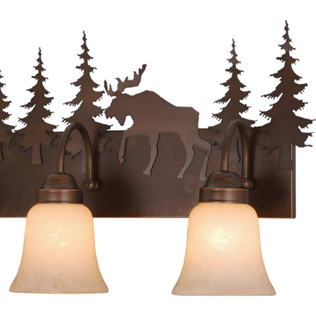 Vaxcel VL55603BBZ Yellowstone 3 Light Vanity Light, Burnished Bronze Finish