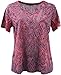 Women's Plus-Size Short Sleeve T-Shirt Blouse Tee Shirt Top Fashion Clothing