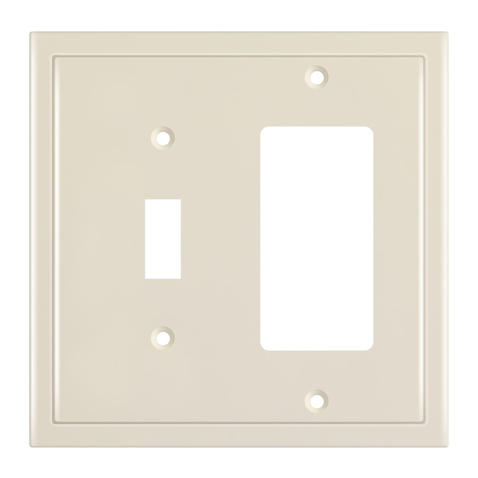 Modern White Wall Plates - Decorative Switch & Outlet Covers -19