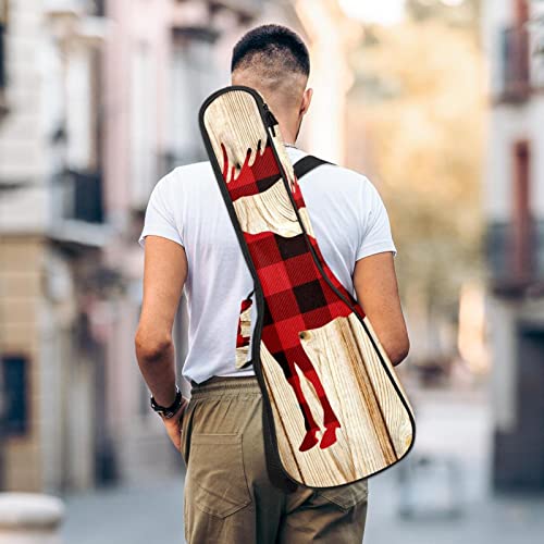 Housse de transport pour ukulélé – Motif élan de buffle sur planche en bois – Pour concert soprano ténor – 58,4 cm… - Les Beatles, Paul McCartney, John Lennon, RIngo Starr, George Harrison Housse de transport pour ukulélé - Motif élan de buffle sur planche en bois - Pour concert soprano ténor - 58,4 cm… – Image 6