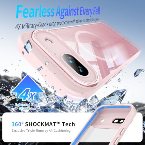 Image of Magnetic Case with Clear Back for Google Pixel 8a, Fit for MagSafe