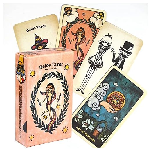delos tarot spelkort Oracle Party Divination Poker Presentkort full engelsk däck med pdf guidebook delos tarot