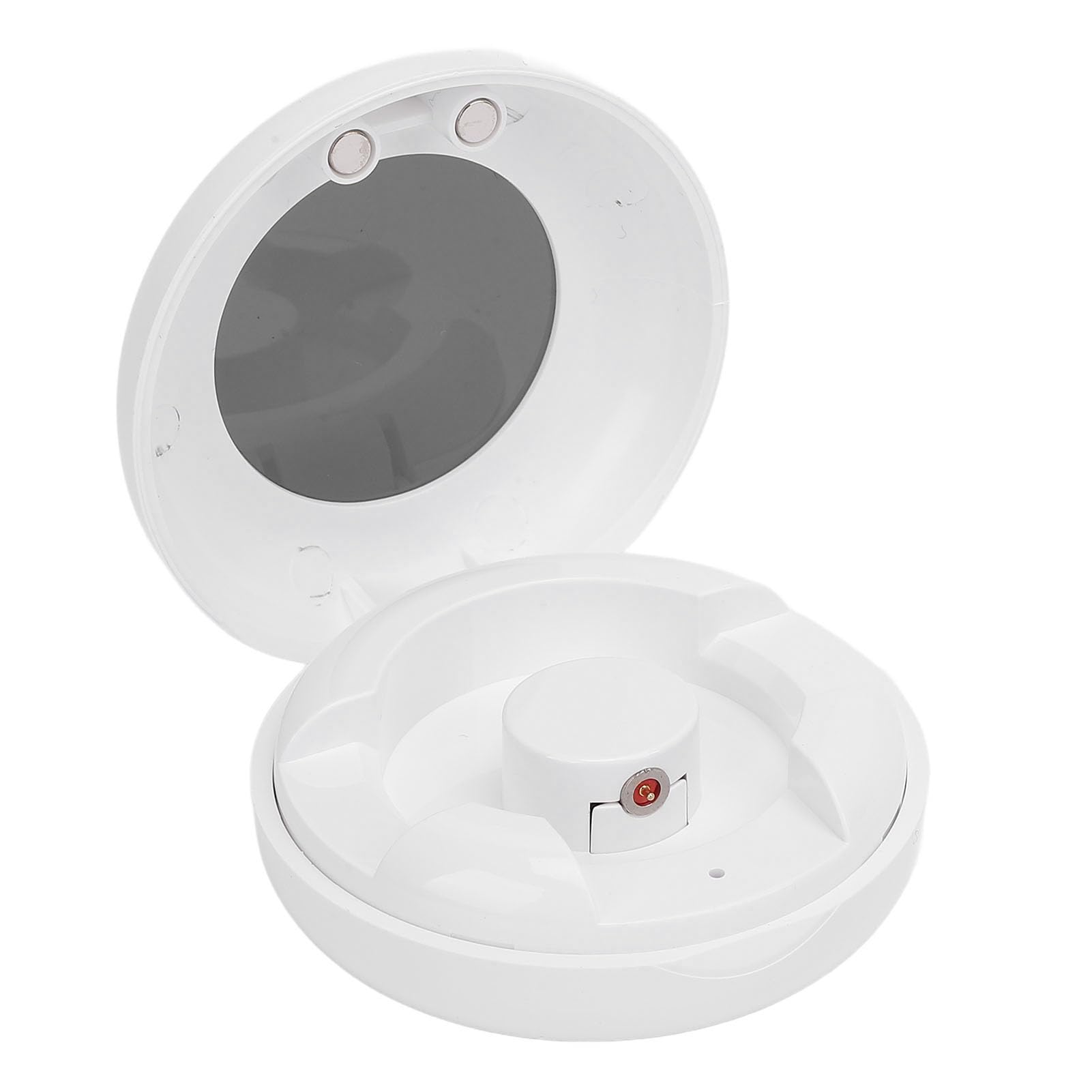 ASHATA Portable Magnetic Smart Ring Charging Case for R02 R06 R11M R8 Fitness Ring, Up to 10 Times, 200mAh Type C Charging, White-image-10