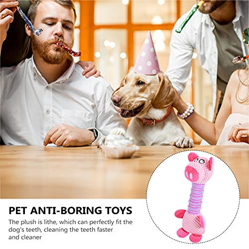 Balacoo Pet Mastigar Brinquedos de Pelúcia Animal Que Joga Brinquedos Filhote de Cachorro de Pelúcia