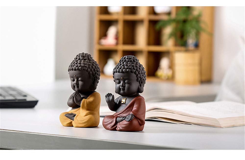 Amazon.co.jp: 釈迦像 ミニ お釈迦様 仏像 如来像 陶器製 置物