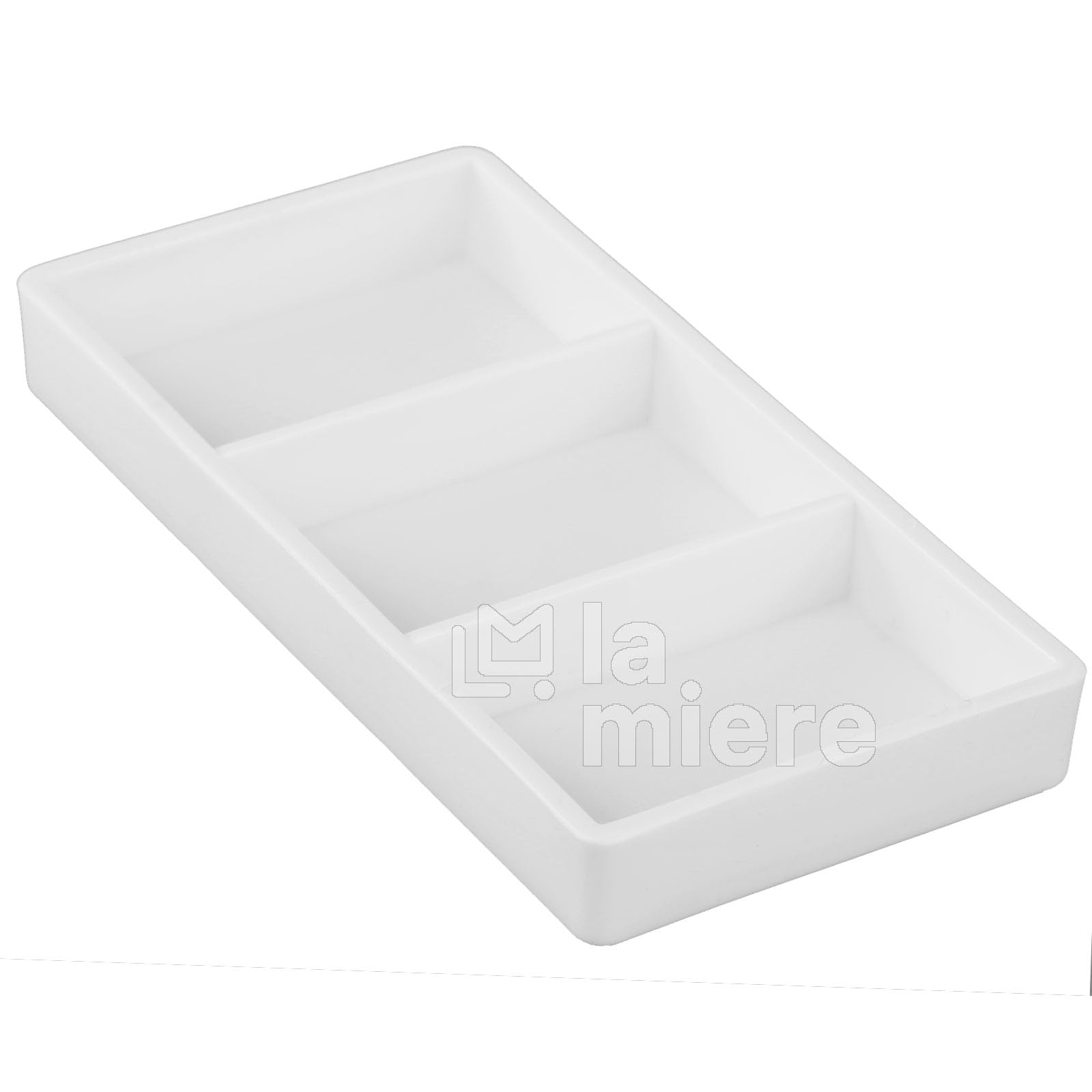 LA MIERE White Instrument Tray & Drawer Organizer, Autoclavable Dental Tray Holder, Warp-Resistant & Easy Clean – 6 Sizes